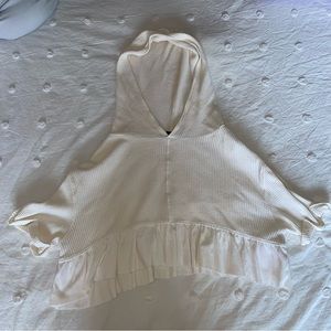 Free people cropped hoodie